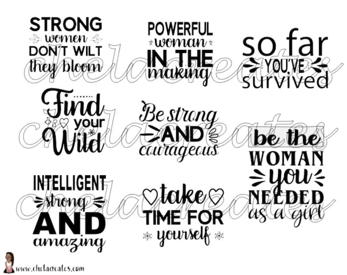Strong and Courage's Printable Quotes