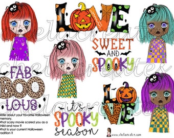 Sweet and Spooky .......Printable