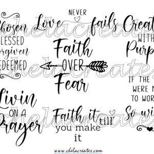Faith Over Fear Quote PRINTABLE