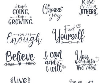 I Can and I will Quotes....Printable