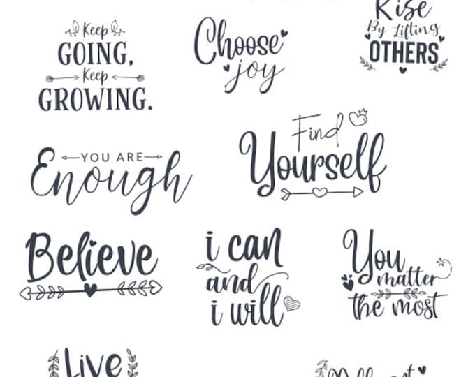 I Can and I will Quotes....Printable
