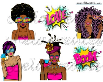 Pop Art Girls PRINTABLES