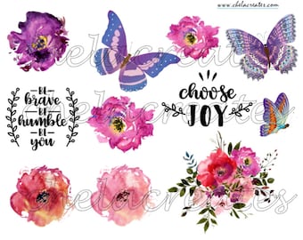 Choose Joy Butterfly Printable