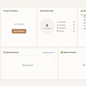 Home Renovation Planner App | Digital Remodel Planner | Budget, Expenses, Rooms, Tasks, Before & After, Materials Tracker image 3
