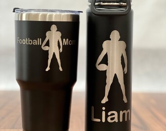 Custom Sport and Name Water Bottles