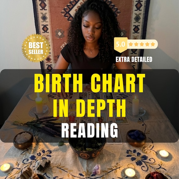 Same Hour Reading, Detailed Astrological Birth Chart Reading with Psychic Insights, Full Natal Chart Astrology & Life Guidance,