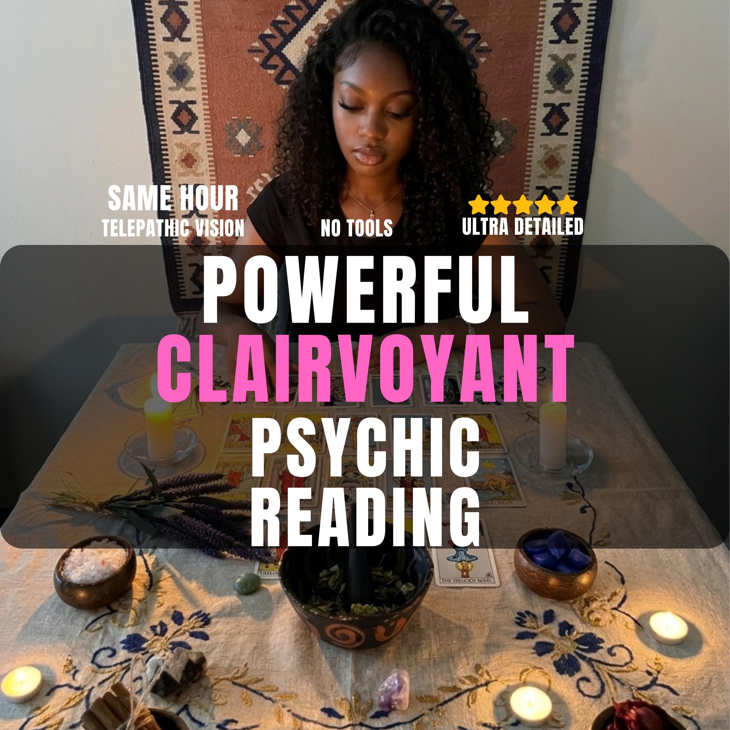 Same Hour Clairvoyant Psychic Reading : No Tools, No Cards, Accurate Prediction, Spiritual Guidance