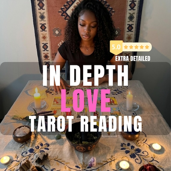 In- Depth Love Tarot Reading Psychic Love Reading Honest Soulmate Insights, Same Hour Delivery, Twin Flame Relationship Clarity
