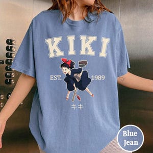 Vintage Kiki&#39;s Delivery Service Shirt, Adult, Kids Shirt, Studio Ghibli Shirt, Kiki&#39;s Jiji Shirt, Studio Ghibli Gift Shirt, Y2K Shirt