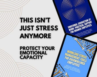 Burnout Prevention & Emotional Depletion Bundle  | Overwhelmed and Drained Employees | Workplace Stress and Emotional Exhaustion Support