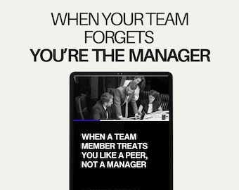 Manager Authority Issues | Difficult Conversations for Managers | Setting Boundaries at Work | Leadership Scripts PDF | New Manager Tool