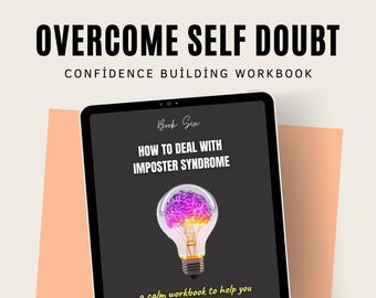 How to Deal With Imposter Syndrome | Self-Growth, Confidence & Career Mindset PDF | Printable Workbook