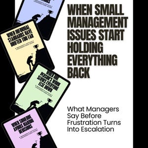 New Manager Conversation Toolkit | First-Time Manager Scripts for Standards, Decisions & Team Boundaries |Practical Leadership Starter Pack