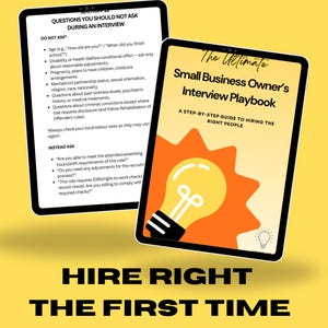Small Business Interview Playbook | Hiring Guide & Scoring (PDF)