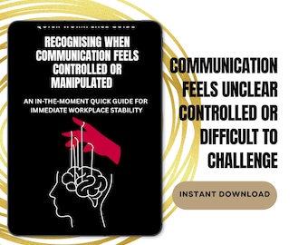 Is Communication Being Controlled at Work? | Identify Manipulation and Regain Clarity | Quick Guide