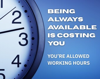 Scripts for Setting Clear Working Hours With Your Team | Workplace Boundaries | Work-Life Balance | Professional Script | Burnout Prevention