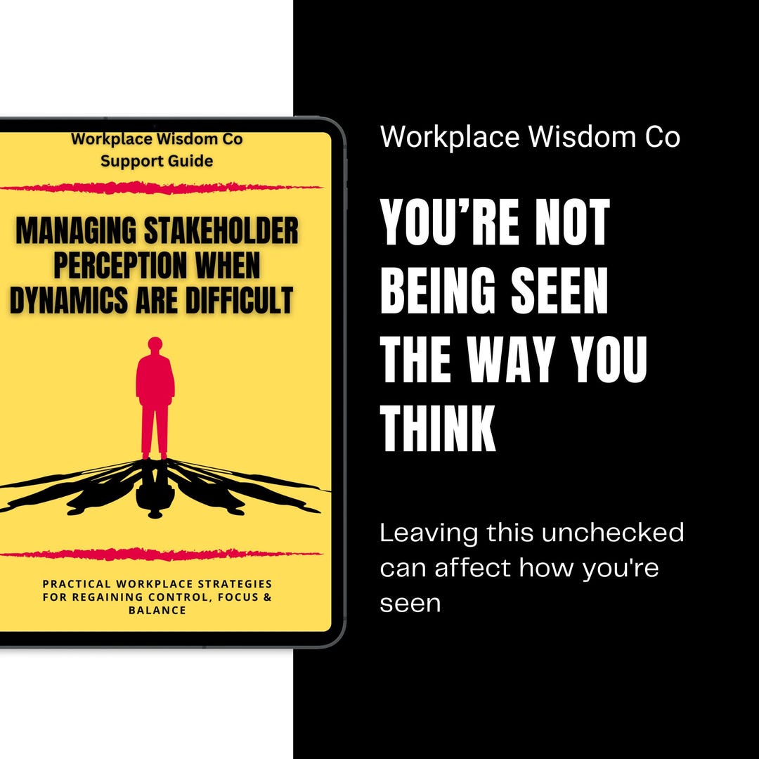 Perceptions At Work Managing Stakeholder Perception at Work | When Your Work is ...