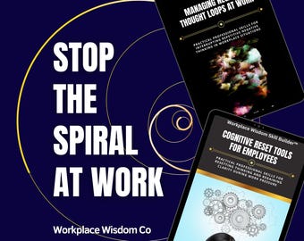 Overthinking After Work Bundle | Break Thought Loops & Reset Your Mind Fast | Workplace Wisdom Skill Builder