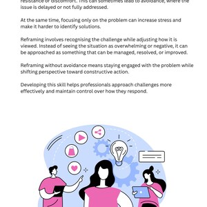 Reframing Work Problems Without Avoidance Skill Builder, Stop Avoiding Difficult Tasks, Improve Problem Solving at Work image 5