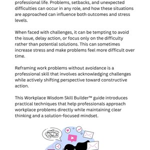 Reframing Work Problems Without Avoidance Skill Builder, Stop Avoiding Difficult Tasks, Improve Problem Solving at Work image 4