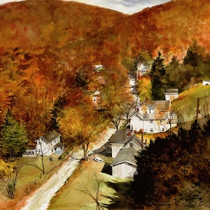 Fall in Newport - Limited Edition Fine Art Print by Walt Hewes