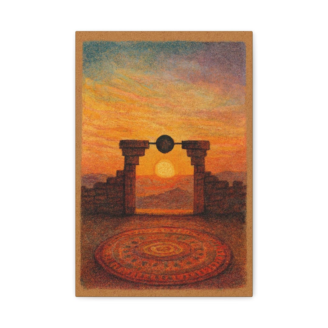 Gate of the Sun Andromeda Theatre, Canvas Print, Sicilian Sacred ...