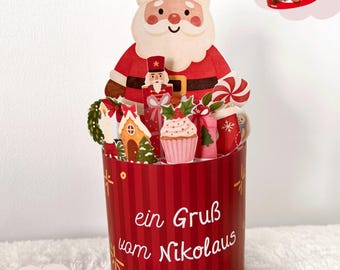 Duplo Christmas Wrapper | St. Nicholas Gift | DIY Chocolate Wrapper | Printable Template | Craft Template | Duplo Gift Idea | PDF