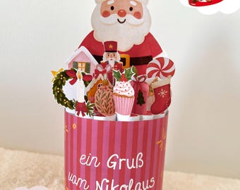 Duplo Christmas Wrapper | St. Nicholas Gift | DIY Chocolate Wrapper | Printable Template | Craft Template | Duplo Gift Idea | PDF