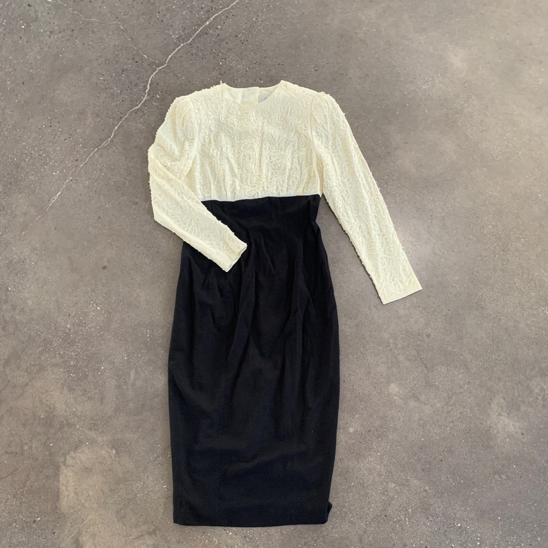 Empire Waist Dress Sheath Dress 90s Midi Dress