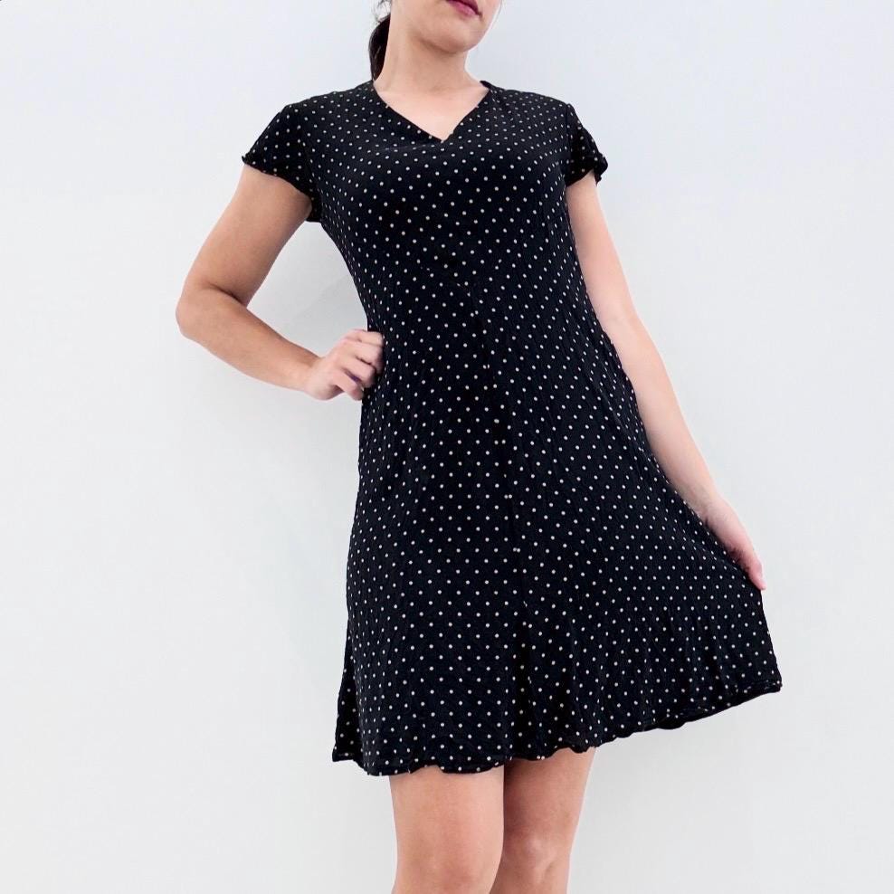 90s Polka Dot Dress - Etsy