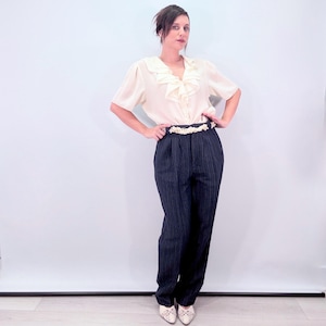 パンツ stripe slacks pants 90s Vintage 90s Striped Pants - Etsy