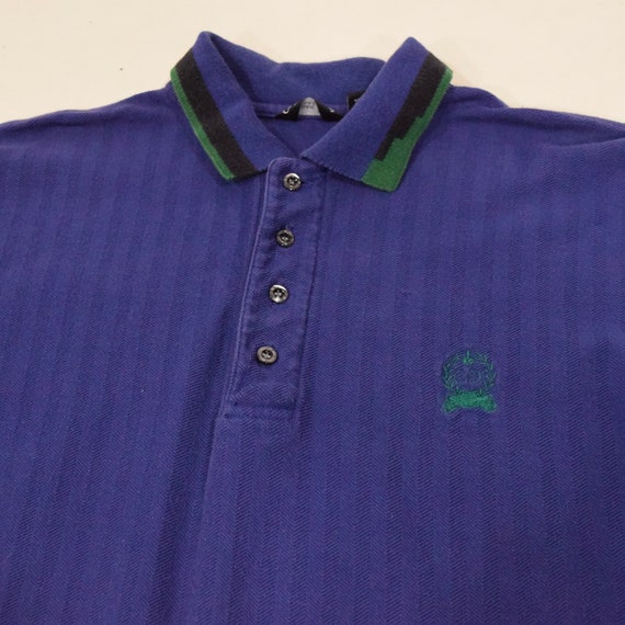 トップス 90s Christian Dior knit polo shirt M Christian Dior Vintage Mens 90s Polo Shirt Green Size 52