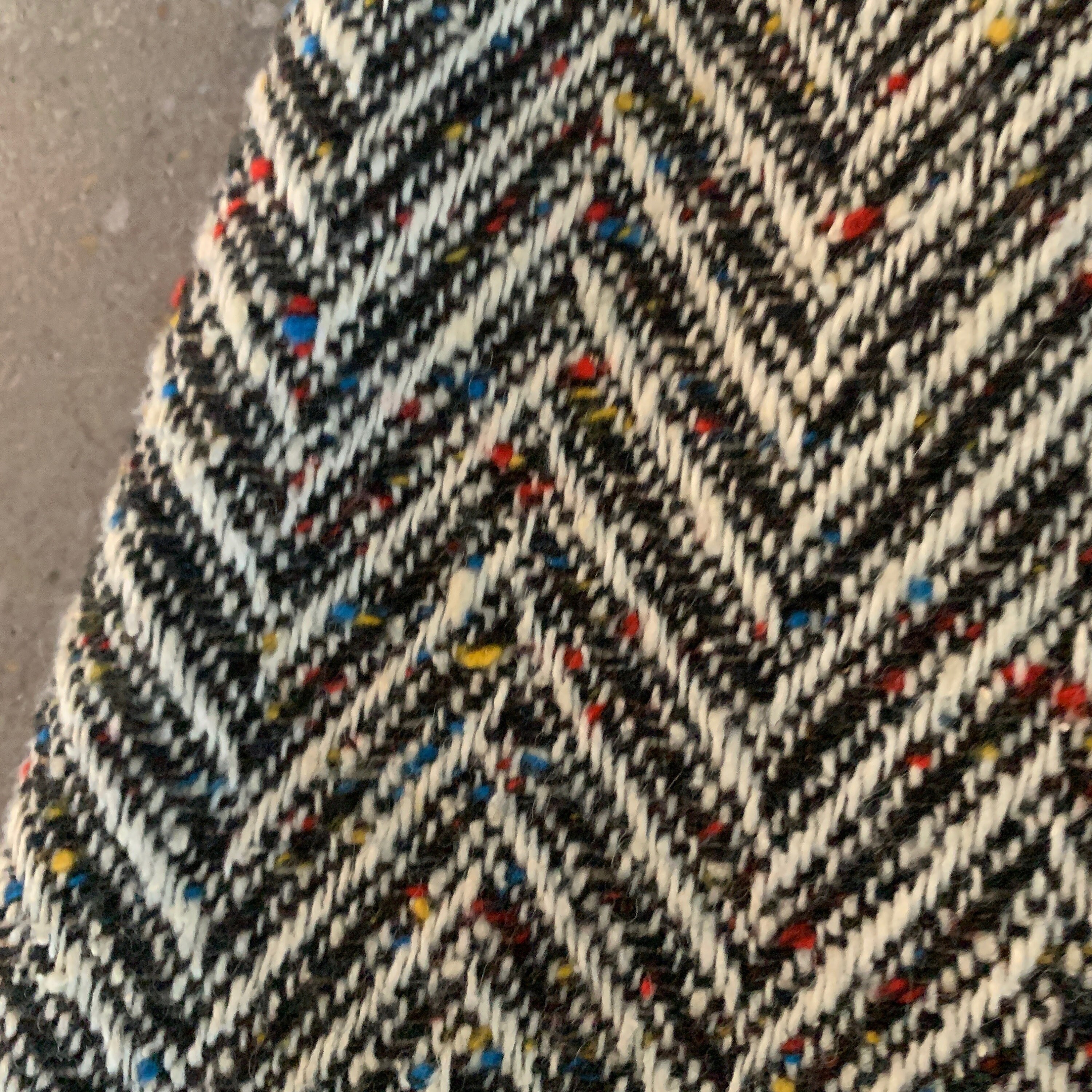Jupe Crayon Nine West En Tweed Noir Et Blanc – Taille 8 – Occasion En Très Bon état Rétro
