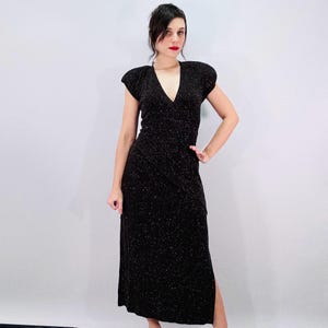 90s glitter dress 90's Ivory