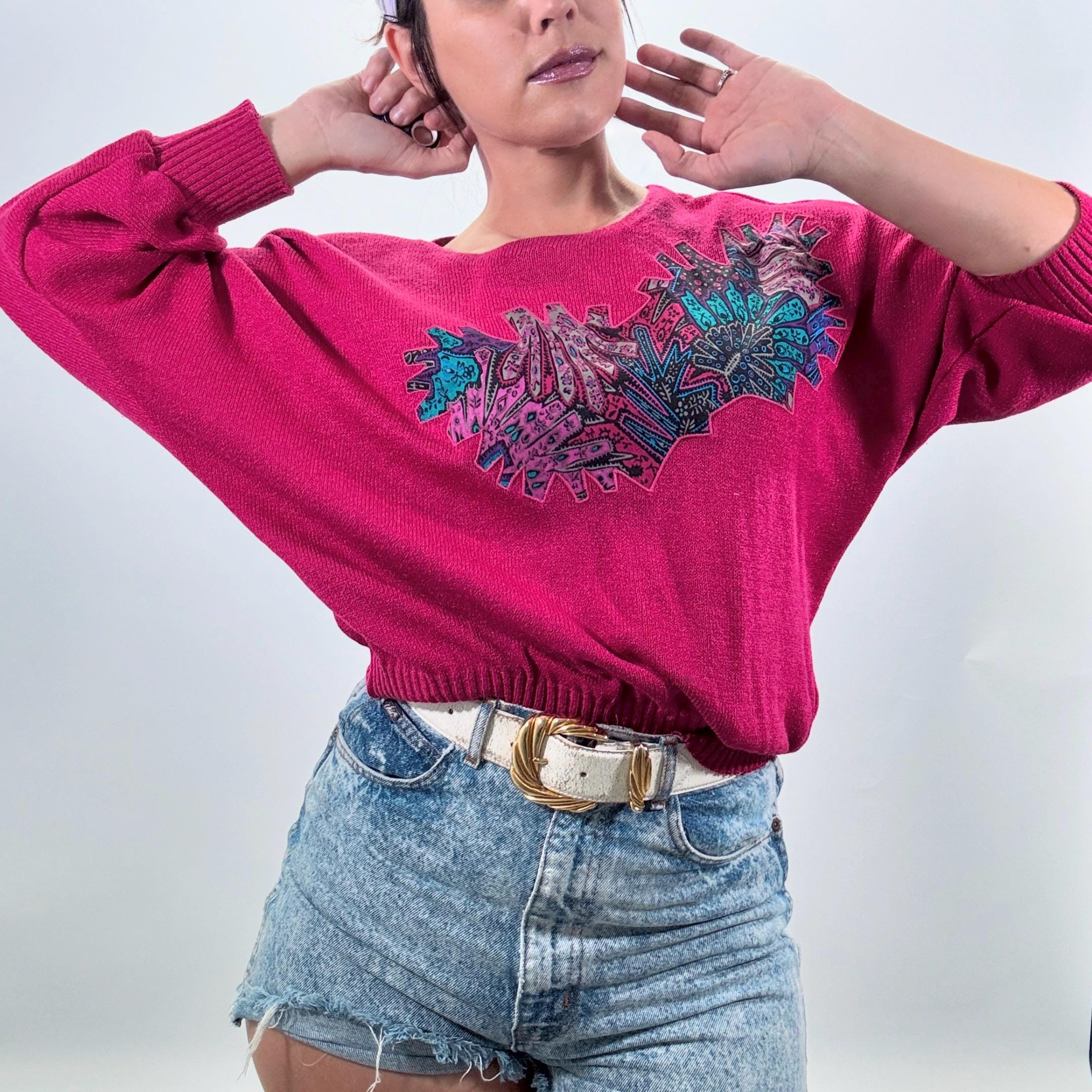Chunky Pink Knit | UNCONSCIOUS STYLE
