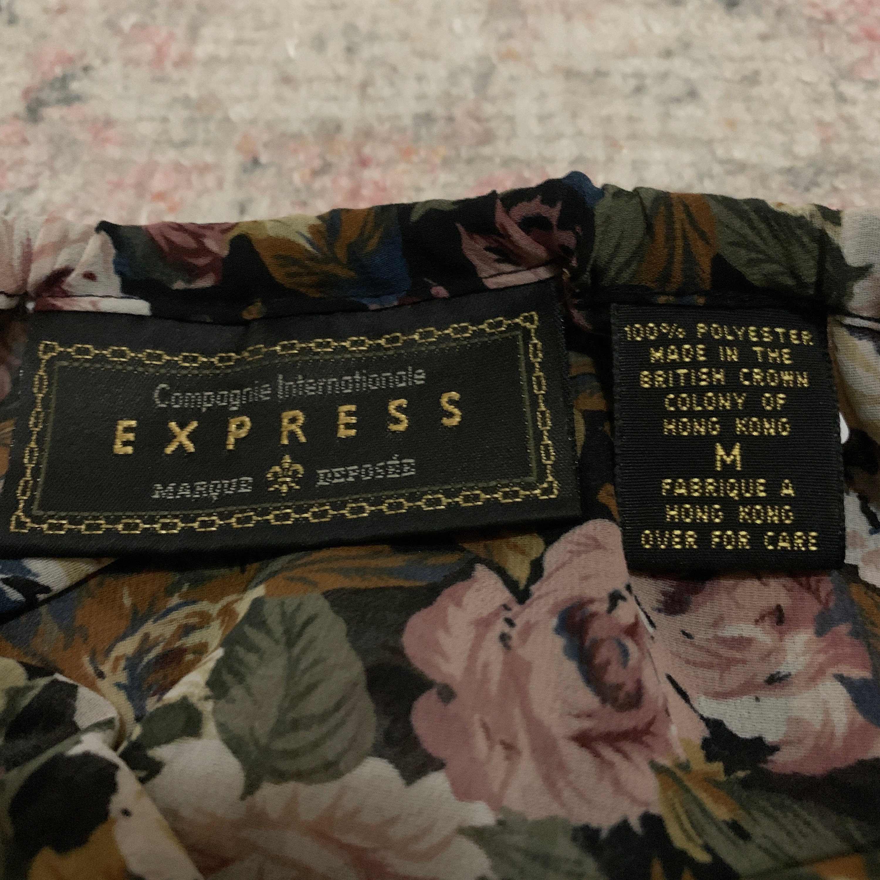1990s Feathered Floral Chiffon Skirt main image 0