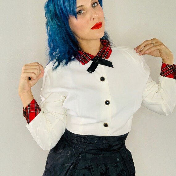 Secretary Blouse Tie Neck Blouse