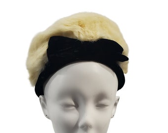 1960s Navy Sculptural Hat Miss Feige Union Made Cocktail Pillbox Pillbox Navy Hat - Etsy main image 3