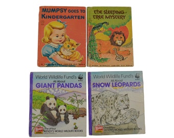 Vintage Childrens Set of 4 Hardback Picture Books