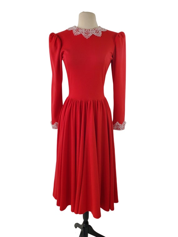 red circle skirt dress Holiday Red Fabric Circle Skirt