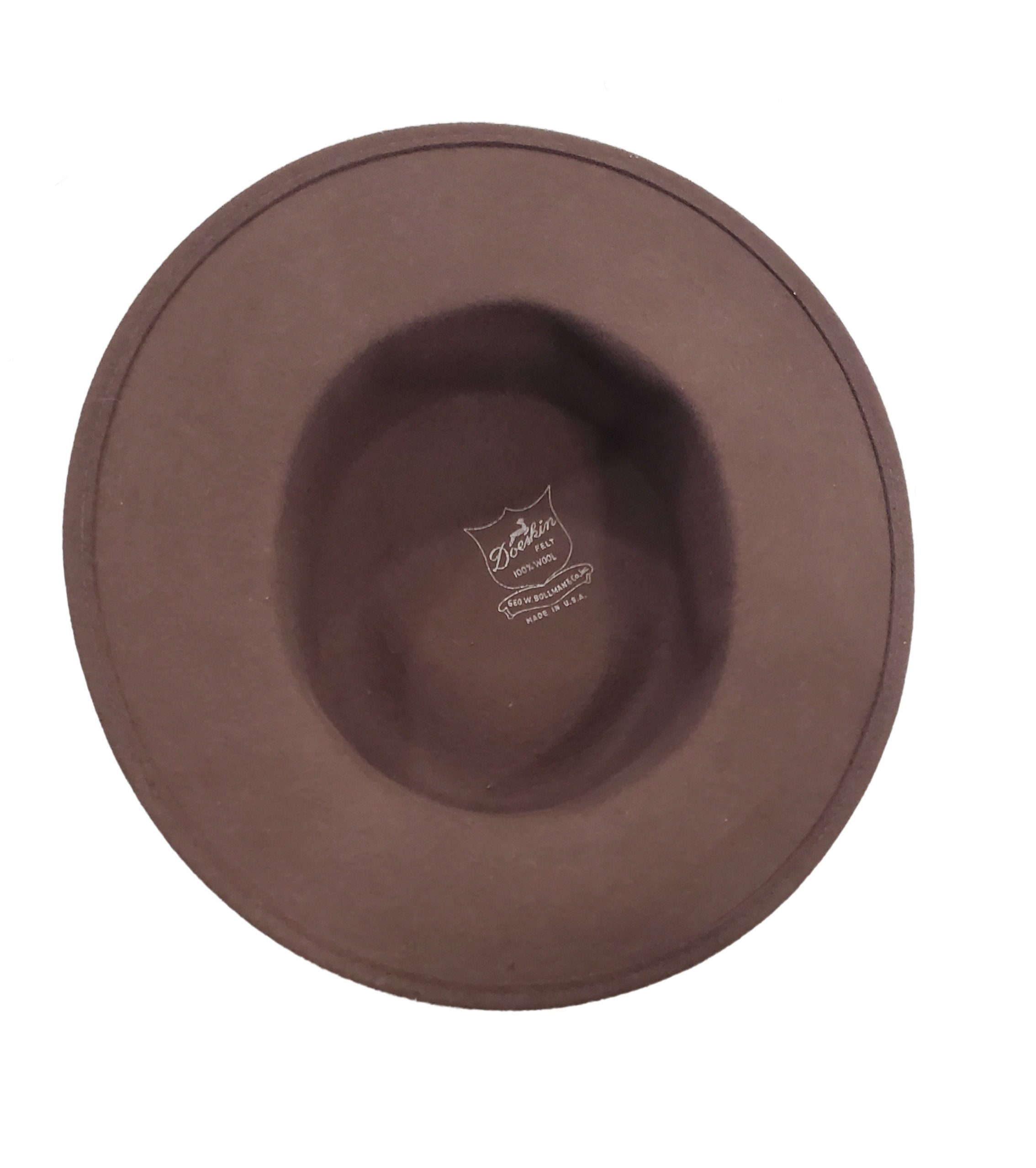 Saks Fifth Avenue Hat Chocolate Brown 100% Wool Felted Ribbon Bow Geo W. Bollman Vintage Saks Fifth Avenue Hat - Etsy main image 3