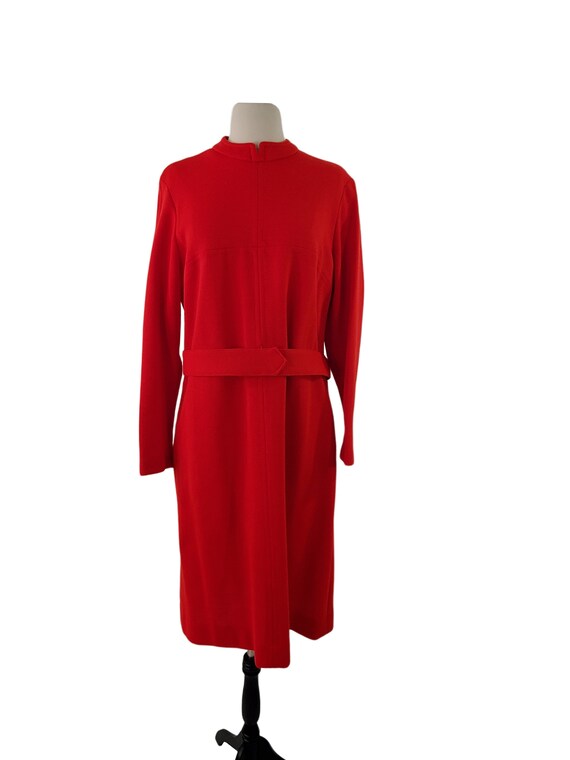 1960s/1970s Red Shift MOD Dress, VOLUP - image 2