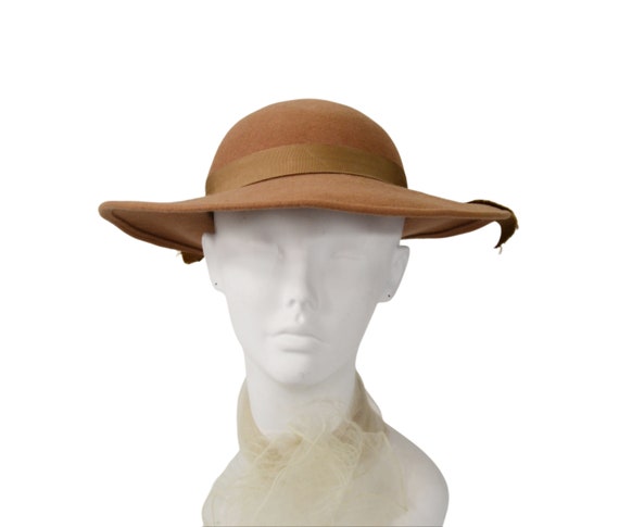 Geo. W. Bollman wide brim wool hat Vintage Wide Brim Geo W Bollman Women main image 2