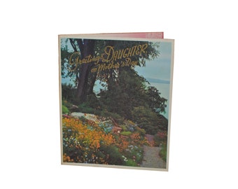 Vintage Rust Craft Greetings Daughter, on Mother's Day Greeting Card, Landscape