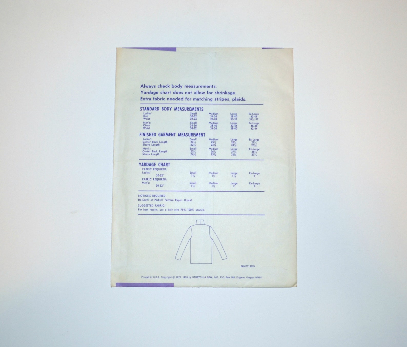 Vintage Stretch and Sew Pattern 625, 630, 1750, 1753, 1755, Set of 5 ...