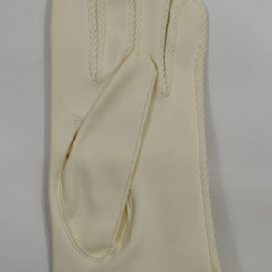 1950s/1960s NOS White Vinyl Die-cut Wrist Length Gloves - Etsy