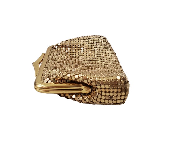1950s Whiting and Davis Gold Mesh Coin Purse - image 5