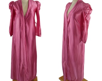 1970s/1980s Raspberry Pink Robe by Miss Elaine