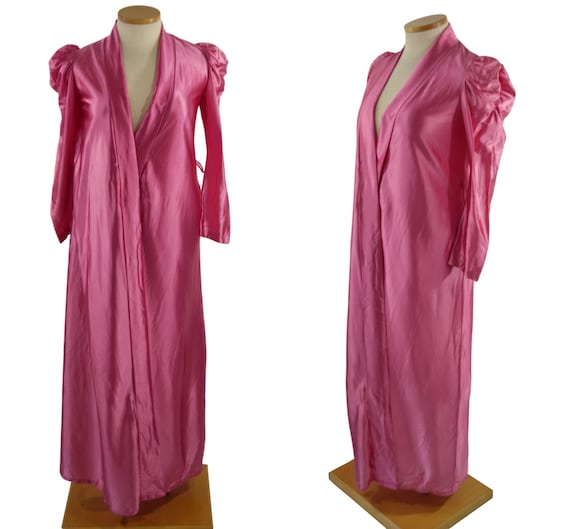 1970s/1980s Raspberry Pink Robe by Miss Elaine - image 1