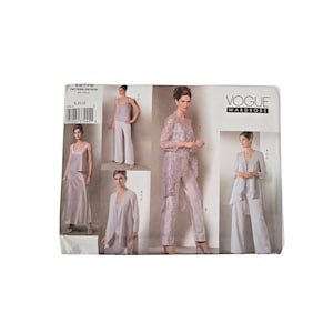 Vintage Uncut Vogue Women&#39;s Career Wardrobe Pattern 2779, Size 8-10-12, Jacket, Top, Skirt and Pants